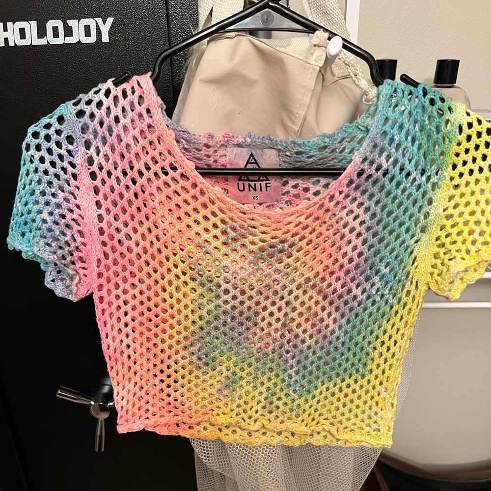 UNIF tie-dye crop top